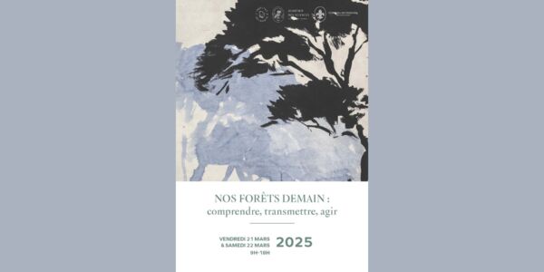 Affiche du Colloque Nos Forêts demain.